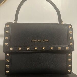 Michael Kors Dillon Studded Medium Top Handle Messenger Bag